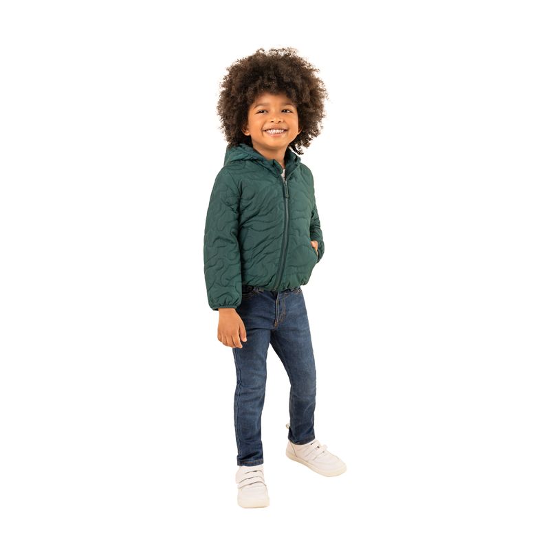 Chaqueta-acolchada-con-bolsa-para-guardarla-para-bebe-niño-Ropa-bebe-nino-Verde