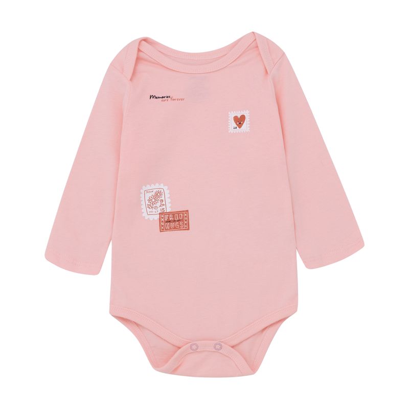 Set-x2-de-body-manga-larga-body-manga-corta-para-recien-nacida-niña-Ropa-recien-nacido-nina-Rosado