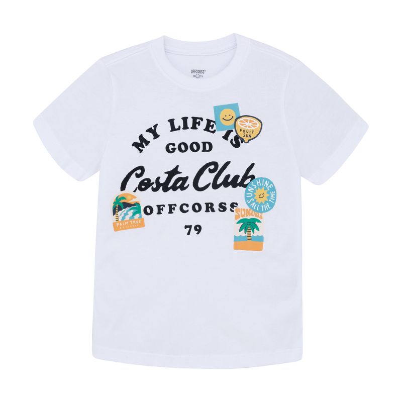 Camiseta-manga-corta-para-bebe-niño-Ropa-bebe-nino-Blanco