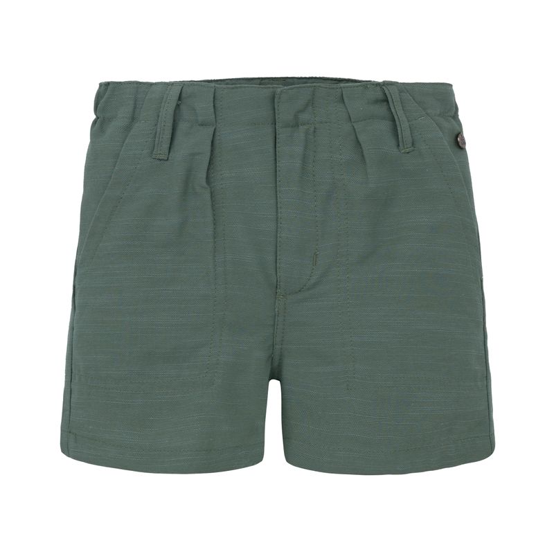 Short-corto-con-costuras-en-los-bolsillos-para-bebe-niña-Ropa-bebe-nina-Verde