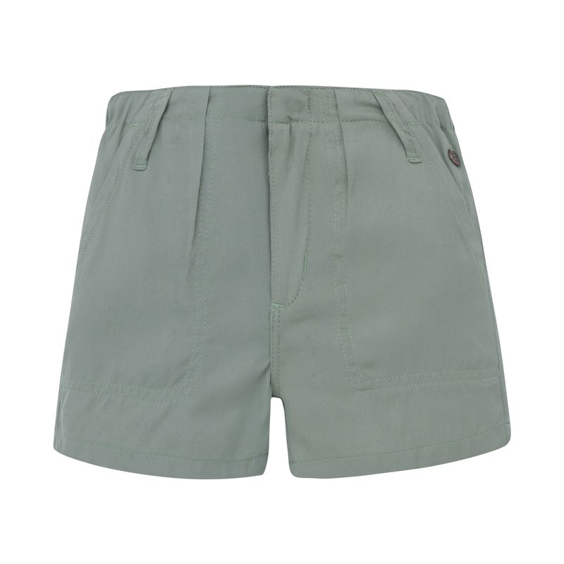 Short-corto-con-costuras-en-los-bolsillos-para-bebe-niña-Ropa-bebe-nina-Verde