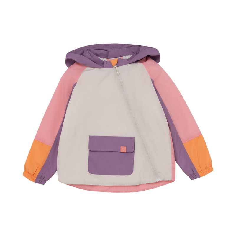 Chaqueta-con-cremallera-y-bolsillo-de-parche-para-bebe-niña-Ropa-bebe-nina-Cafe
