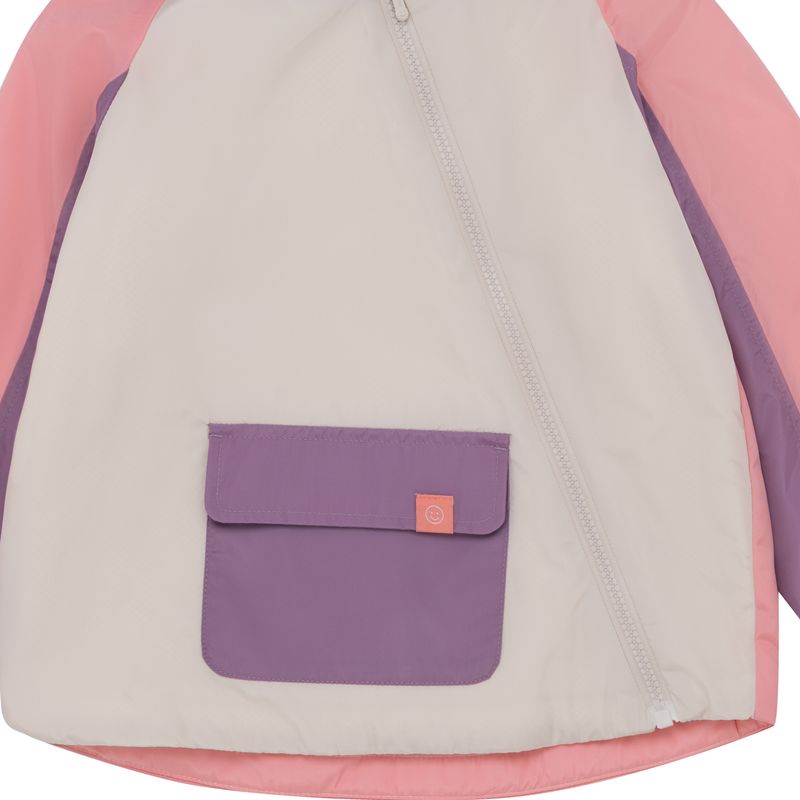 Chaqueta-con-cremallera-y-bolsillo-de-parche-para-bebe-niña-Ropa-bebe-nina-Cafe