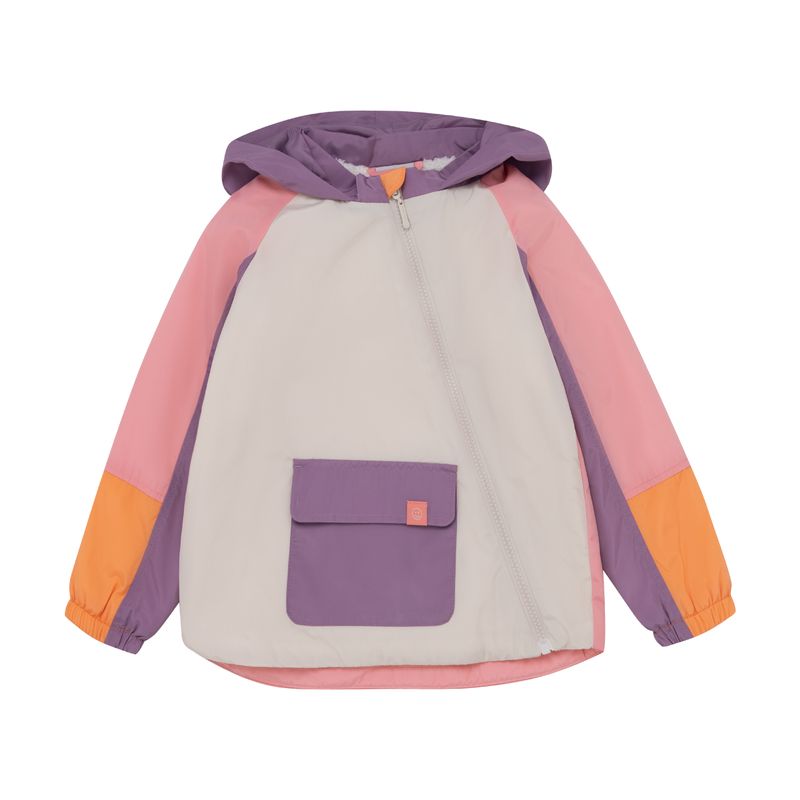 Chaqueta-con-cremallera-y-bolsillo-de-parche-para-niña-Ropa-nina-Cafe