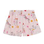 Conjunto-pijama-de-camiseta-manga-corta-short-para-bebe-niña-Ropa-bebe-nina-Amarillo