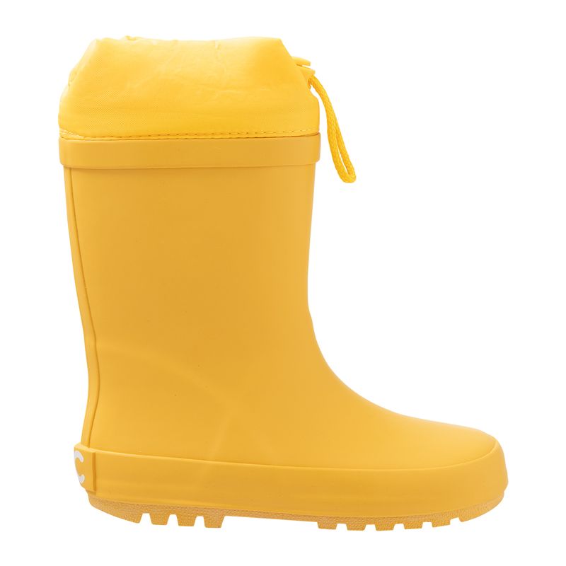 Botas-plasticas-con-cordon-ajustable-para-bebe-niño-Ropa-bebe-nino-Amarillo