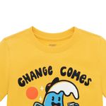 Camiseta-manga-corta-para-bebe-niño-Ropa-bebe-nino-Amarillo