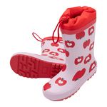 Botas-plasticas-con-cordon-ajustable-para-bebe-niña-Ropa-bebe-nina-Rojo