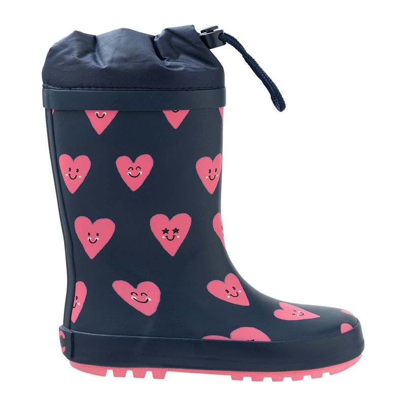 Botas-plasticas-con-cordon-ajustable-para-bebe-niña-Ropa-bebe-nina-Azul