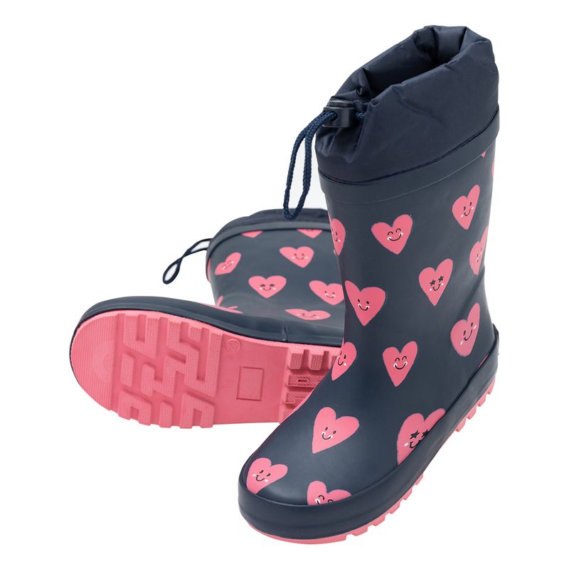 Botas-plasticas-con-cordon-ajustable-para-bebe-niña-Ropa-bebe-nina-Azul