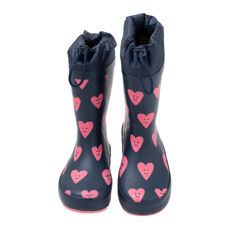 Botas-plasticas-con-cordon-ajustable-para-bebe-niña-Ropa-bebe-nina-Azul
