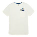 Camiseta-manga-corta-con-bolsillo-para-niño-Ropa-nino-Amarillo