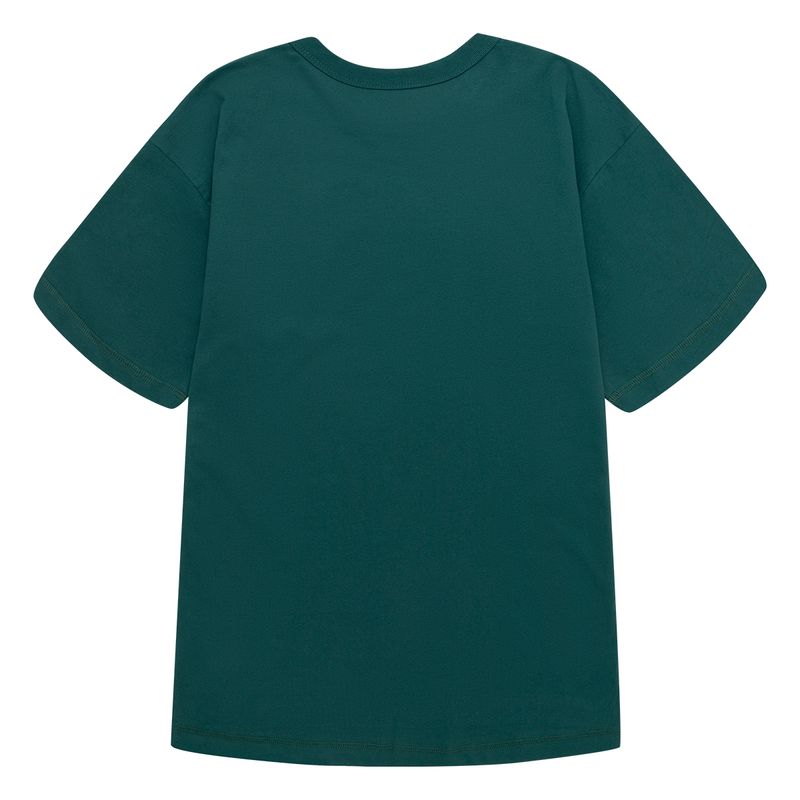 Camiseta-manga-corta-silueta-oversize-para-niño-Ropa-nino-Verde