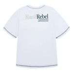 Camiseta-manga-corta-silueta-oversize-para-niño-Ropa-nino-Blanco