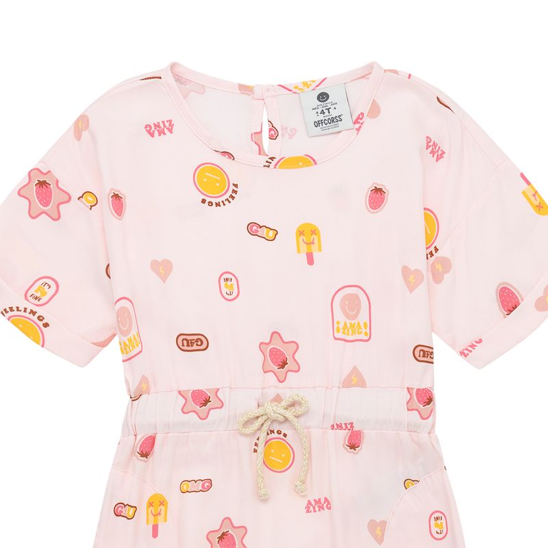 Vestido-manga-corta-para-bebe-niña-Ropa-bebe-nina-Rosado