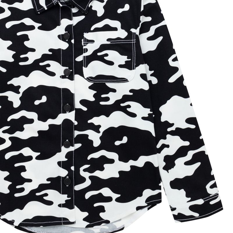 Camisa-manga-larga-para-niña-Ropa-nina-Blanco