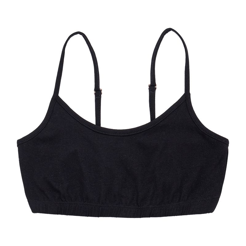 Set-de-camiseta-manga-corta-top-para-niña-Ropa-nina-Negro