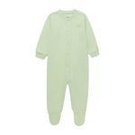 Pijama-enterizo-de-piecitos-para-recien-nacido-unisex-Ropa-recien-nacido-nino-Verde