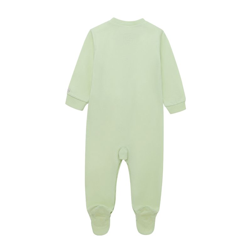 Pijama-enterizo-de-piecitos-para-recien-nacido-unisex-Ropa-recien-nacido-nino-Verde