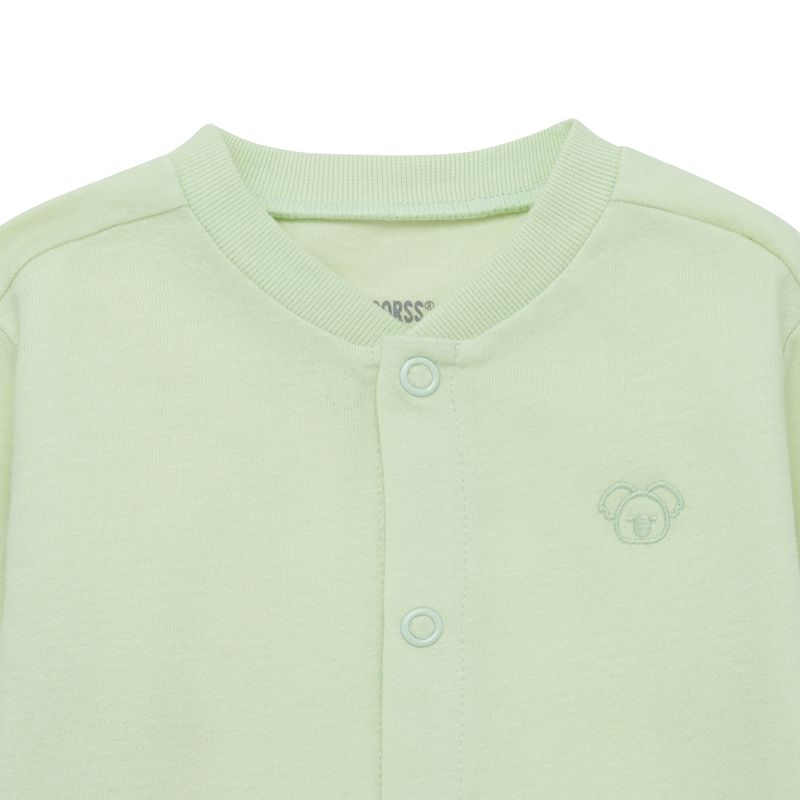 Pijama-enterizo-de-piecitos-para-recien-nacido-unisex-Ropa-recien-nacido-nino-Verde