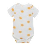Body-manga-corta-para-recien-nacido-unisex-Ropa-recien-nacido-nino-Beige
