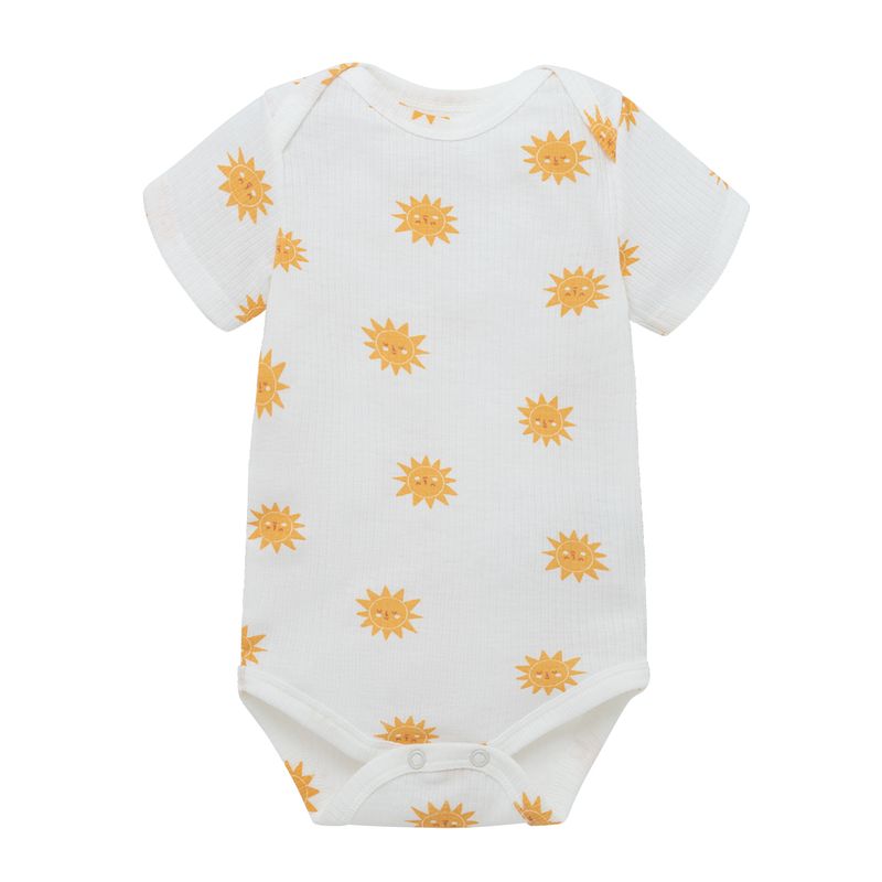 Body-manga-corta-para-recien-nacido-unisex-Ropa-recien-nacido-nino-Beige