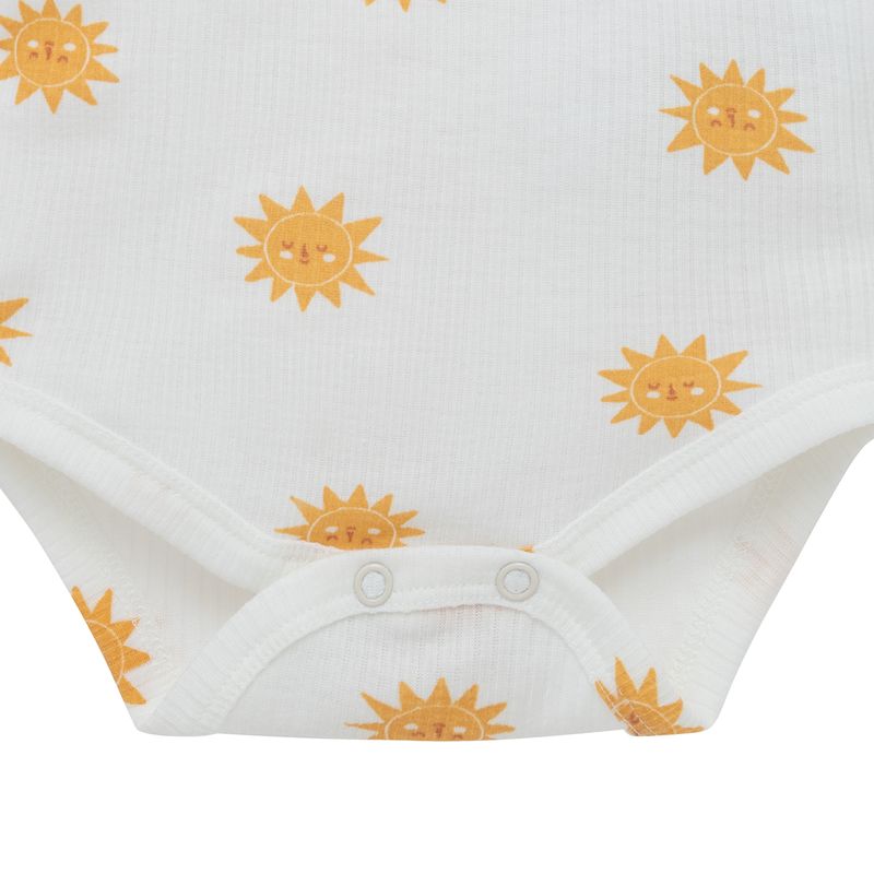 Body-manga-corta-para-recien-nacido-unisex-Ropa-recien-nacido-nino-Beige