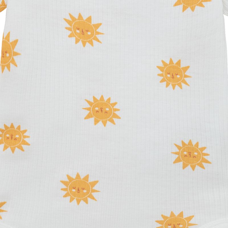 Body-manga-corta-para-recien-nacido-unisex-Ropa-recien-nacido-nino-Beige