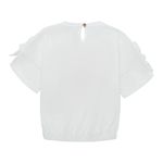 Camiseta-manga-corta-con-moños-en-mangas-para-bebe-niña.-Ropa-bebe-nina-Gris