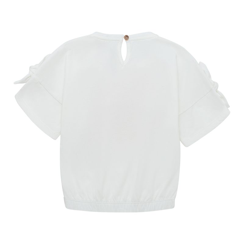 Camiseta-manga-corta-con-moños-en-mangas-para-bebe-niña.-Ropa-bebe-nina-Gris