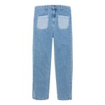 Denim-con-bolsillos-para-niña-Ropa-nina-Indigo-Claro