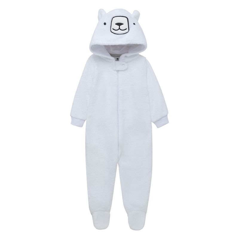 Disfraz-enterizo-de-piecitos-con-estampado-de-Oso-para-recien-nacido-unisex.-Ropa-recien-nacido-nino-Gris