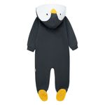 Disfraz-enterizo-de-piecitos-con-estampado-de-pinguino-para-recien-nacido-unisex.-Ropa-recien-nacido-nino-Gris