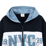 Buzo-abierto-con-capucha-para-niño-Ropa-nino-Negro