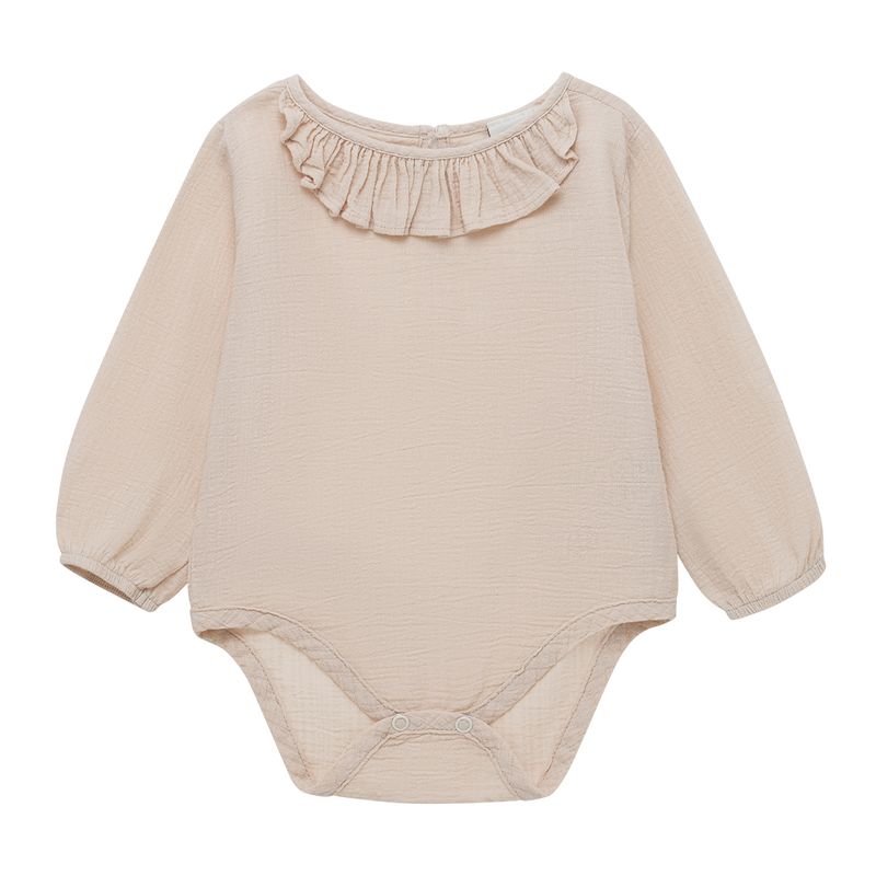 Body-manga-larga-con-bolero-para-recien-nacida-niña-Ropa-recien-nacido-nina-Cafe