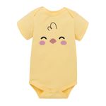Conjunto-body-manga-corta---falda-para-recien-nacida-niña-Ropa-recien-nacido-nina-Amarillo