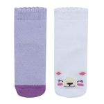 Set-x2-medias-para-recien-nacida-niña-Ropa-recien-nacido-nina-Gris