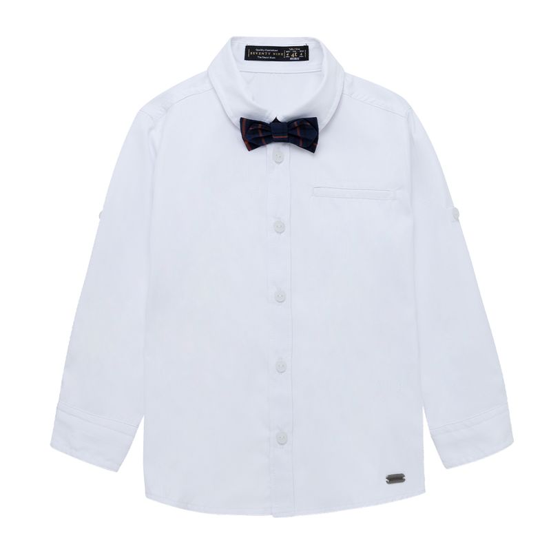 Camisa-manga-larga-con-corbatin-para-bebe-niño-Ropa-bebe-nino-Blanco