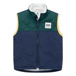 Chaleco-doble-faz-acolchado-para-bebe-niño-Ropa-bebe-nino-Verde
