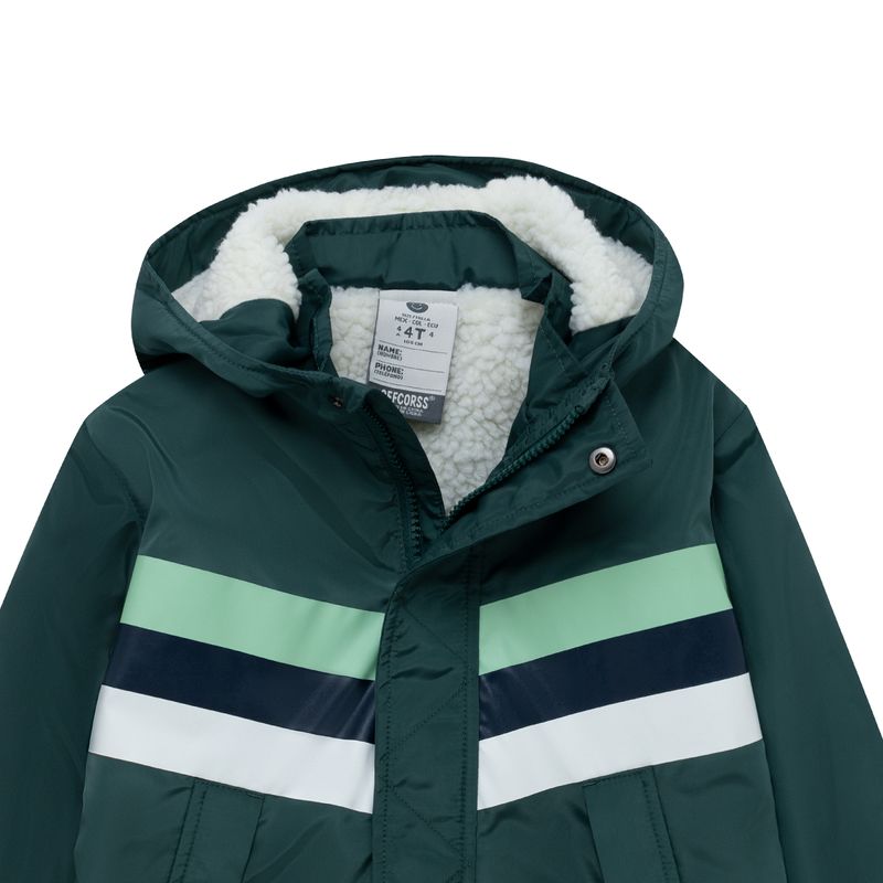 Chaqueta-tipo-parka-con-acolchado-para-bebe-niño-Ropa-bebe-nino-Verde