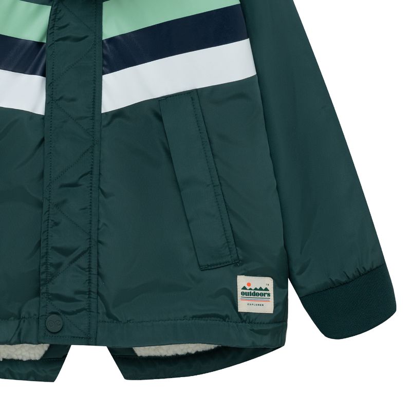 Chaqueta-tipo-parka-con-acolchado-para-bebe-niño-Ropa-bebe-nino-Verde