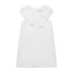 Vestido-manga-corta-con-escote-en-bolero-para-bebe-niña-Ropa-bebe-nina-Gris