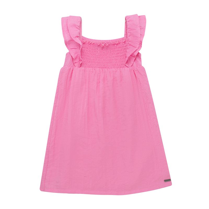 Vestido-manga-corta-con-bolero-para-bebe-niña-Ropa-bebe-nina-Rosado