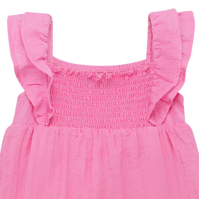 Vestido-manga-corta-con-bolero-para-bebe-niña-Ropa-bebe-nina-Rosado