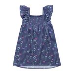 Vestido-manga-sisa-con-boleros-para-bebe-niña-Ropa-bebe-nina-Azul