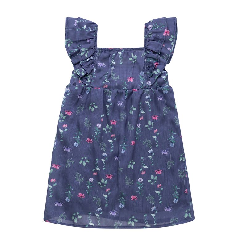 Vestido-manga-sisa-con-boleros-para-bebe-niña-Ropa-bebe-nina-Azul