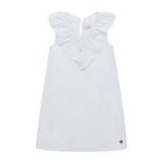 Vestido-manga-corta-con-escote-en-bolero-para-bebe-niña-Ropa-bebe-nina-Blanco