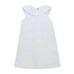 Vestido-manga-corta-con-escote-en-bolero-para-bebe-niña-Ropa-bebe-nina-Blanco