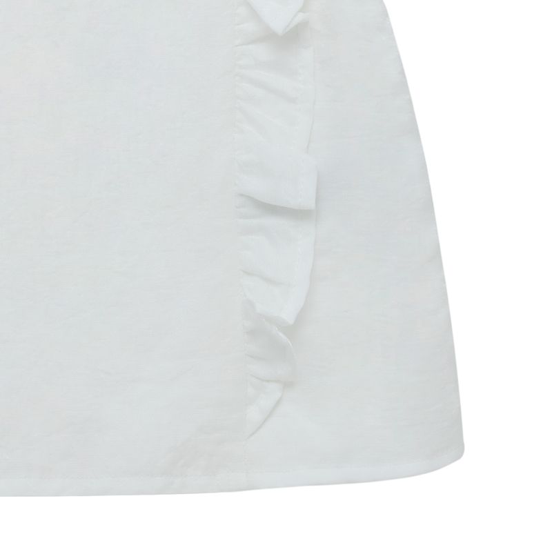 Camisa-manga-corta-con-boleros-para-bebe-niña-Ropa-bebe-nina-Gris