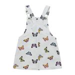 Overall-corto-tipo-jardinera-para-bebe-niña-Ropa-bebe-nina-Gris